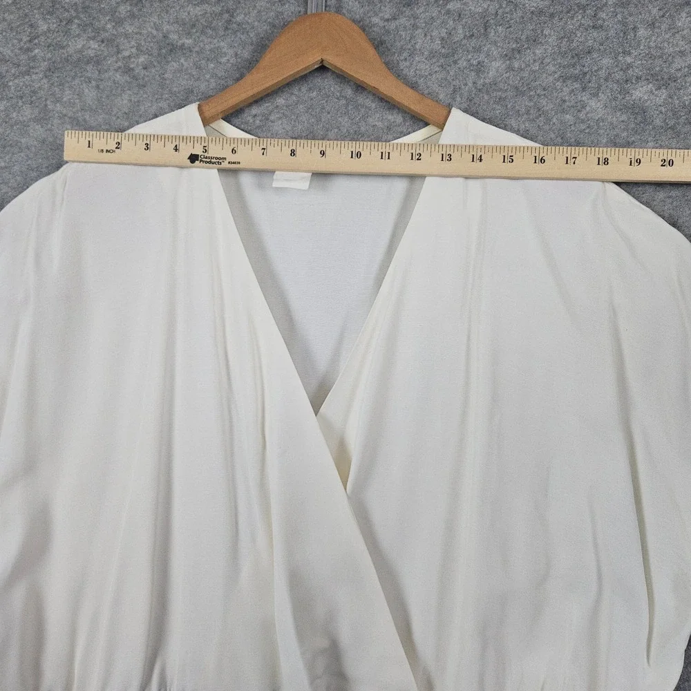 David Rose Women's 2-Pc Dress & Robe/Jacket Set Size 26‎ Purple White Vintage